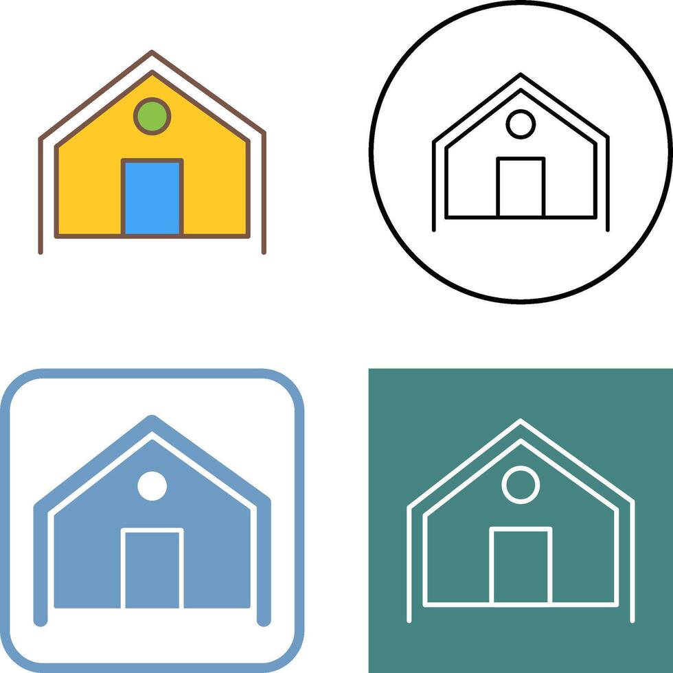 Tent Icon Design vector