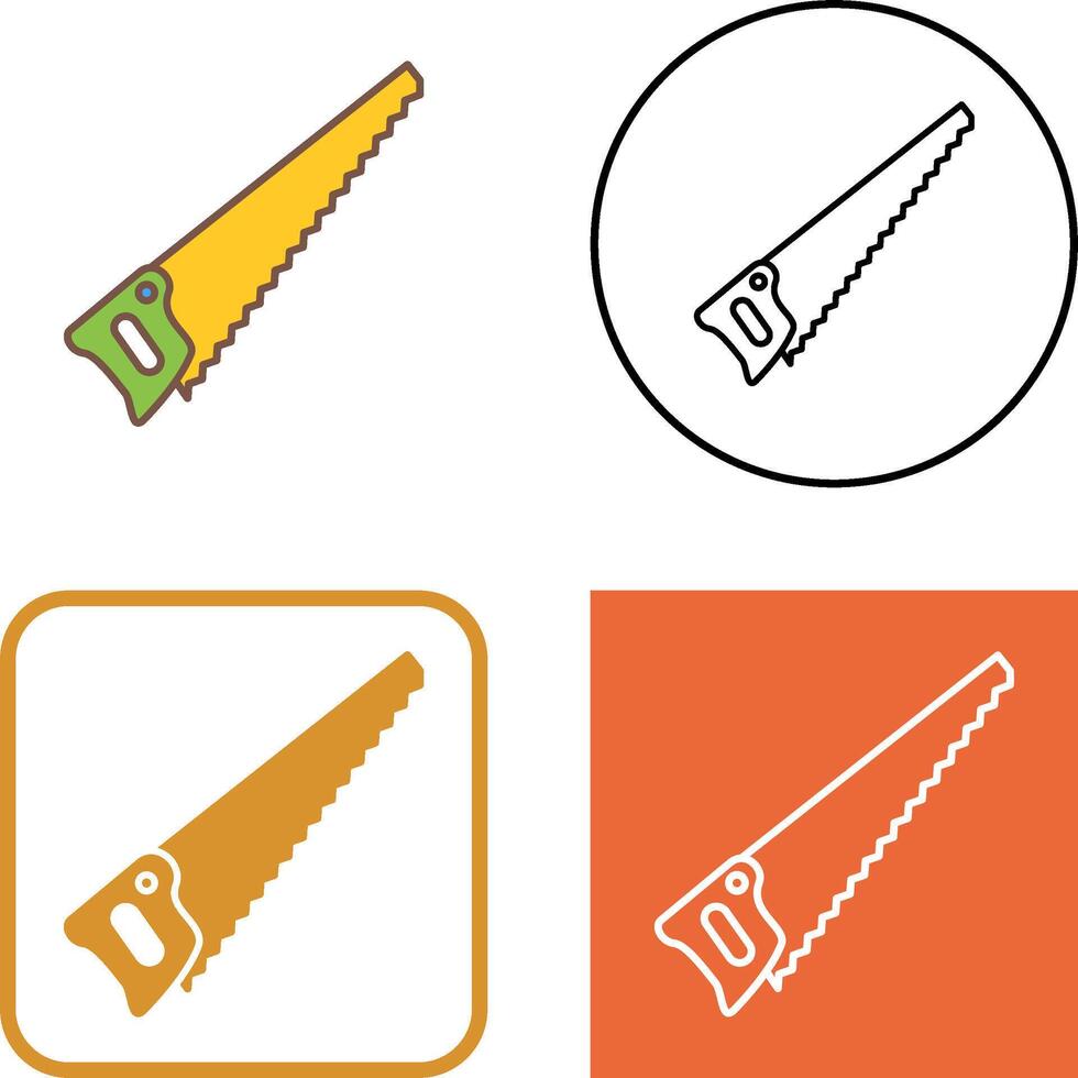 Saw Icon Design vector