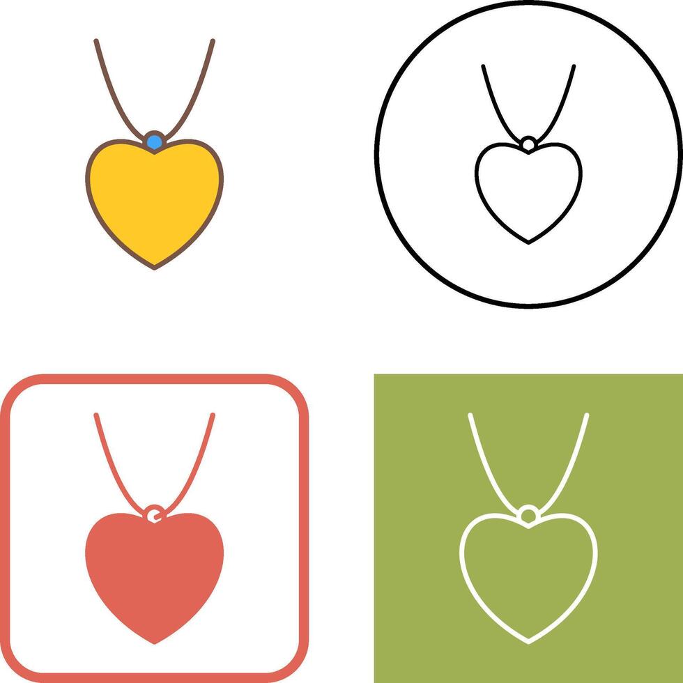 Locket Icon Design vector
