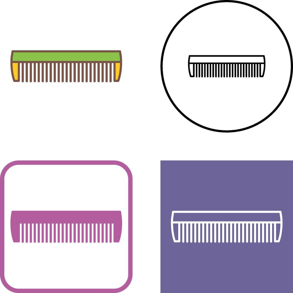 Comb Icon Design vector