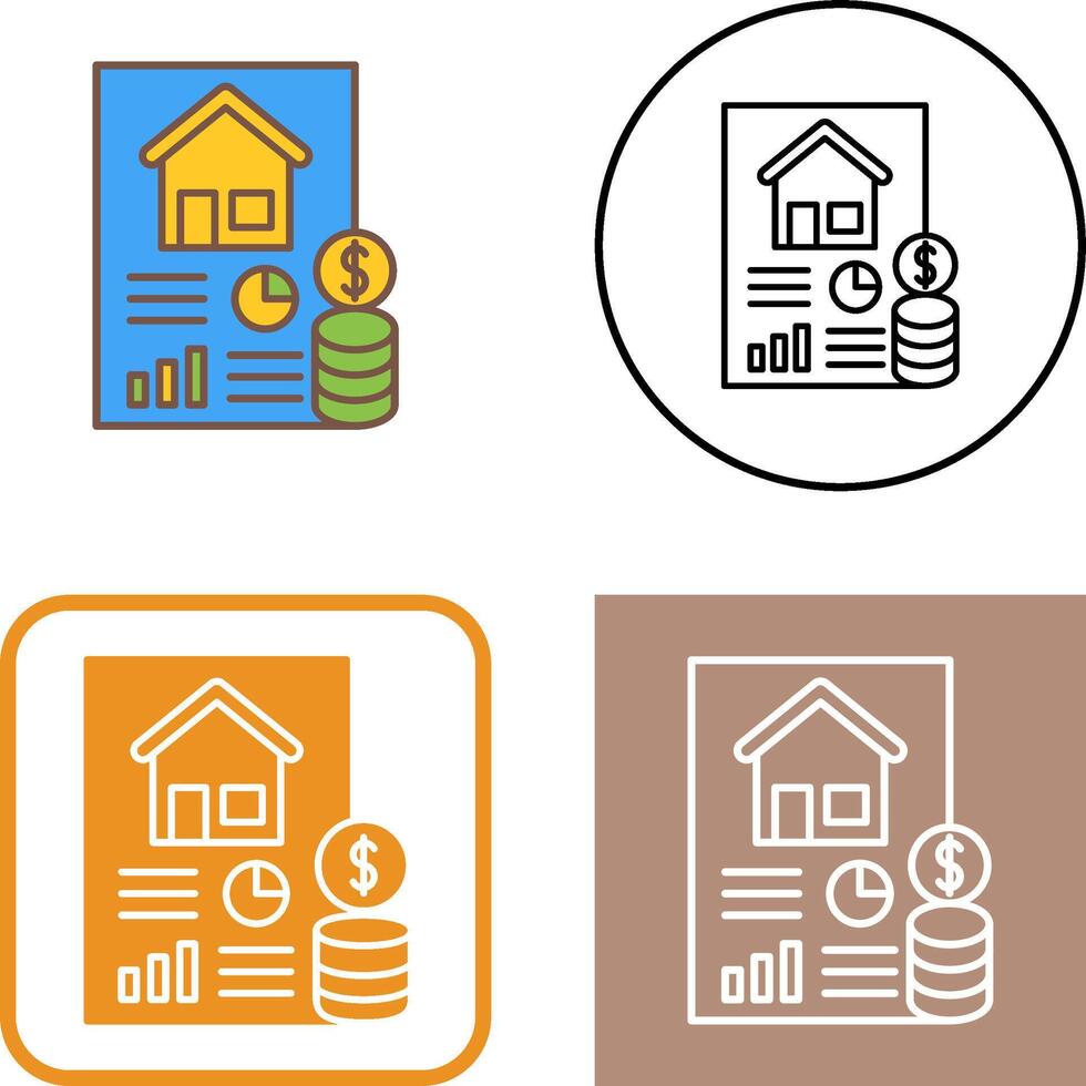 Loan Icon Design vector