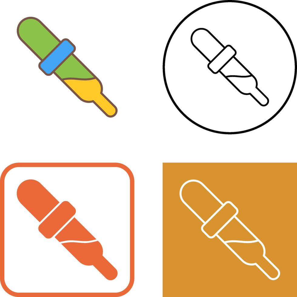 Dropper Icon Design vector