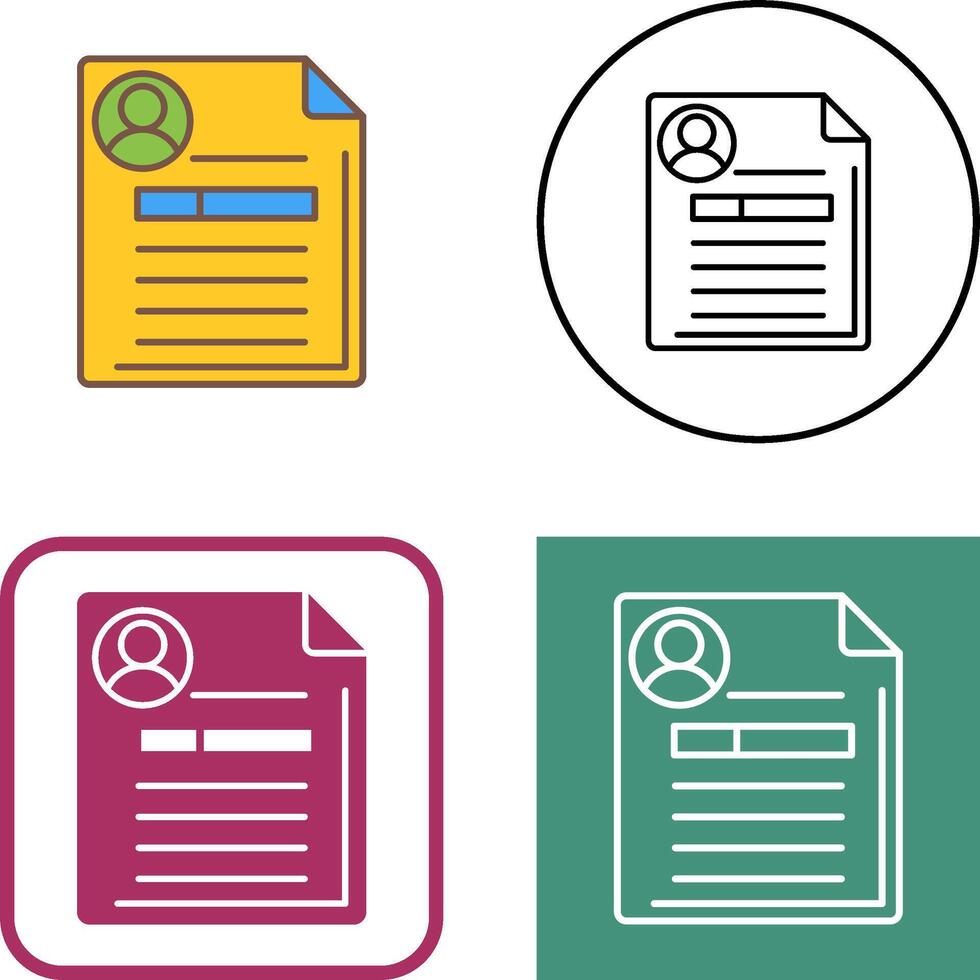 Contact Icon Design vector