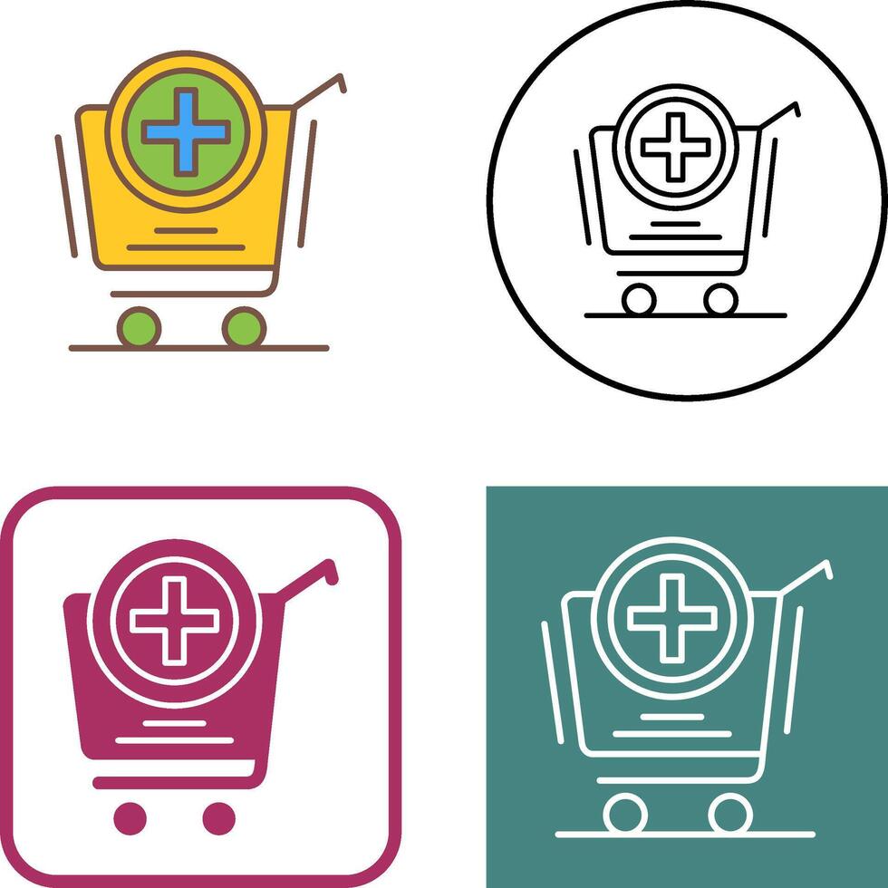 Add to Cart Icon Design vector