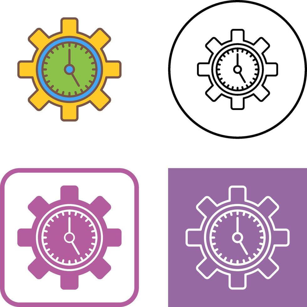 Time Management Icon Design vector