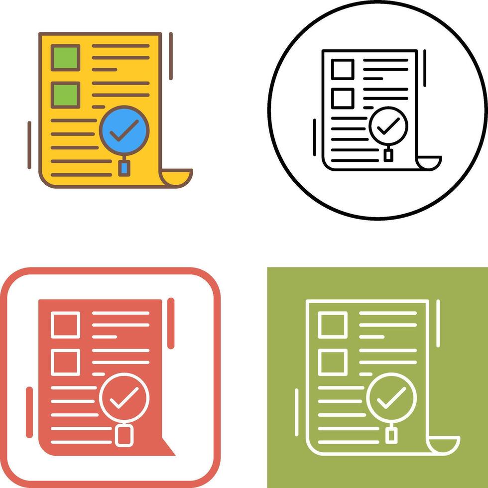 SEO Audit Icon Design vector