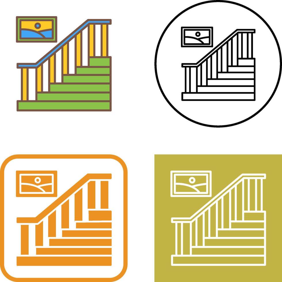 Stair Icon Design vector