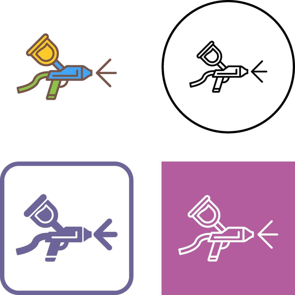 Airbrush Icon Design vector