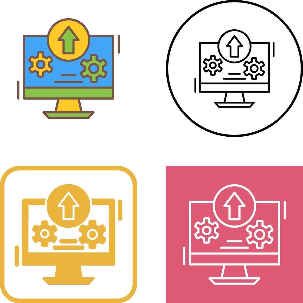 Upload Icon Design vector