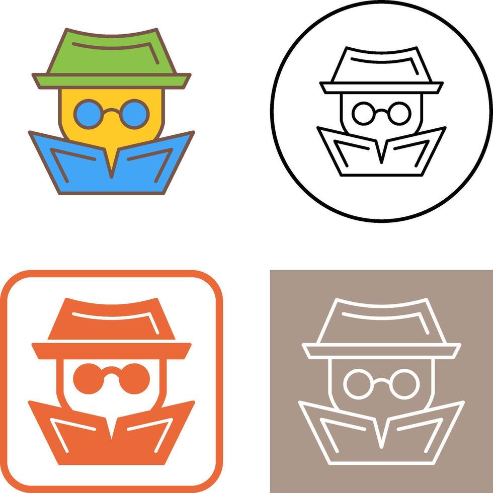 Hacker Icon Design vector