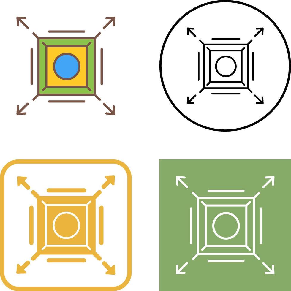 Maximize Icon Design vector