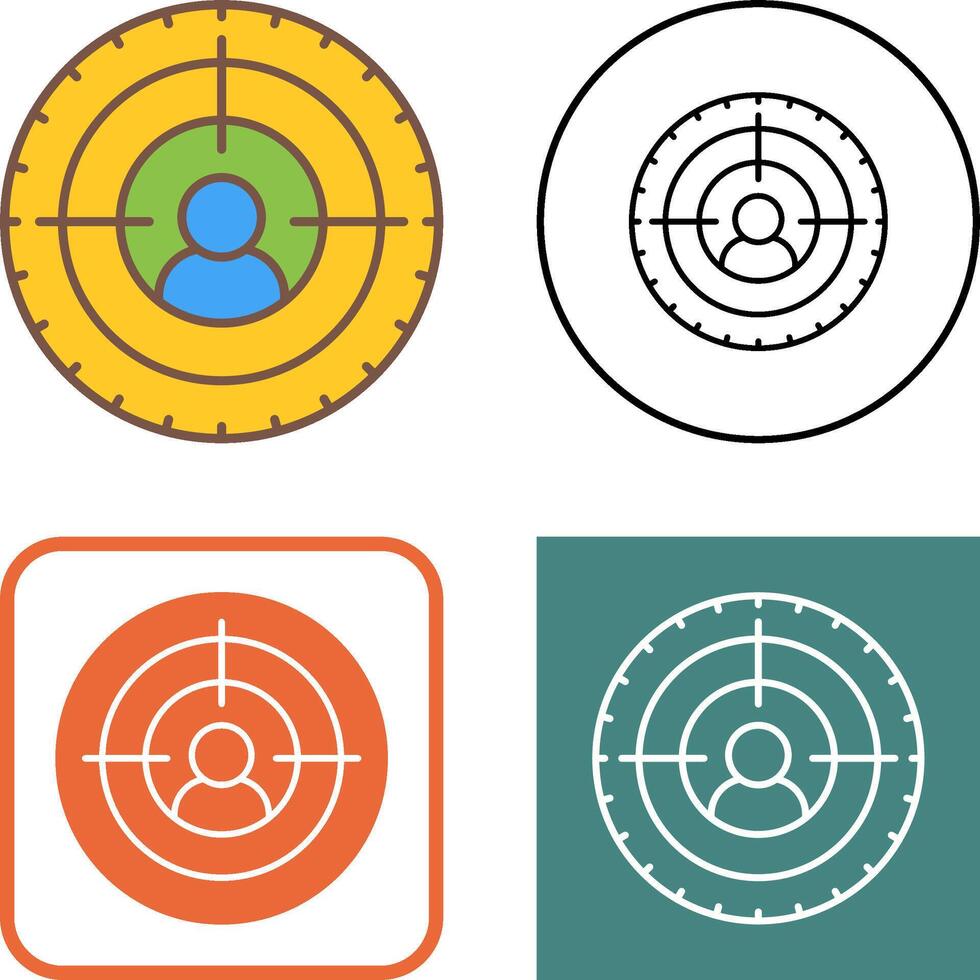 Goal Icon Design vector