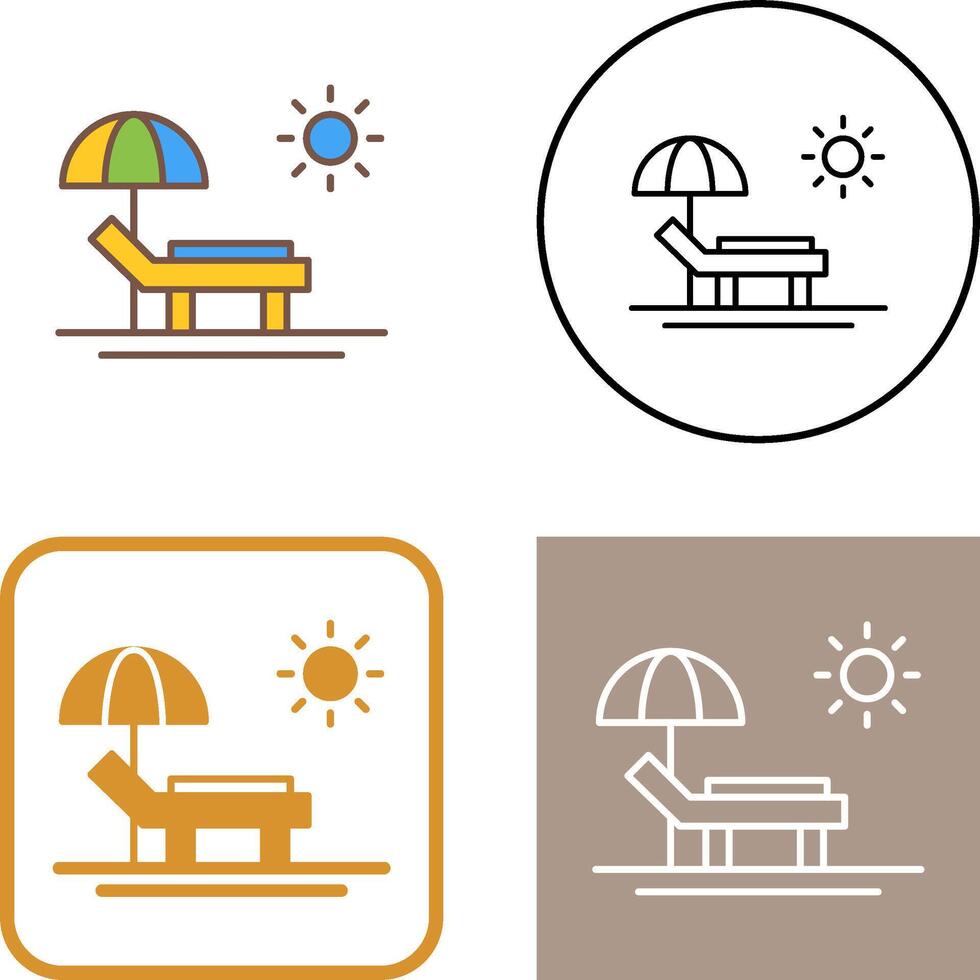 Hammock Icon Design vector