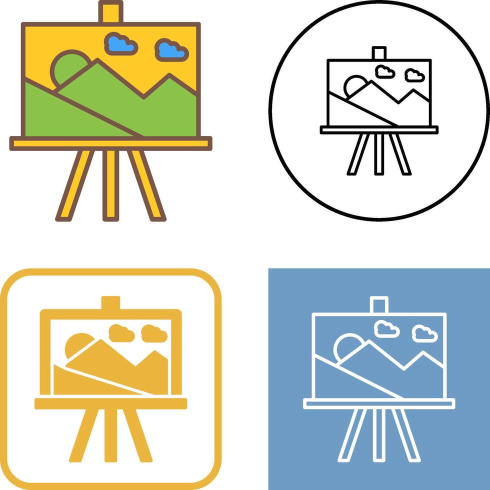 Canvas Icon Design vector