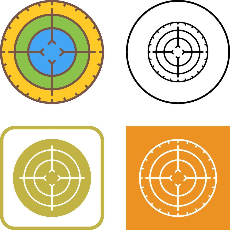 Target Icon Design vector