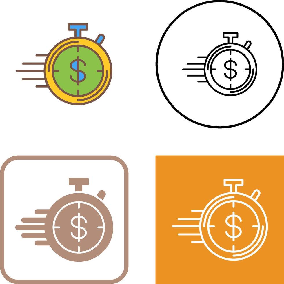Timer Icon Design vector