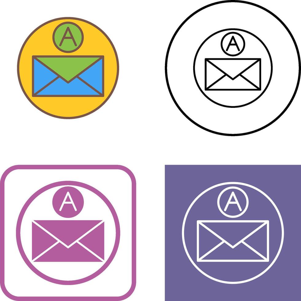 Email Icon Design vector