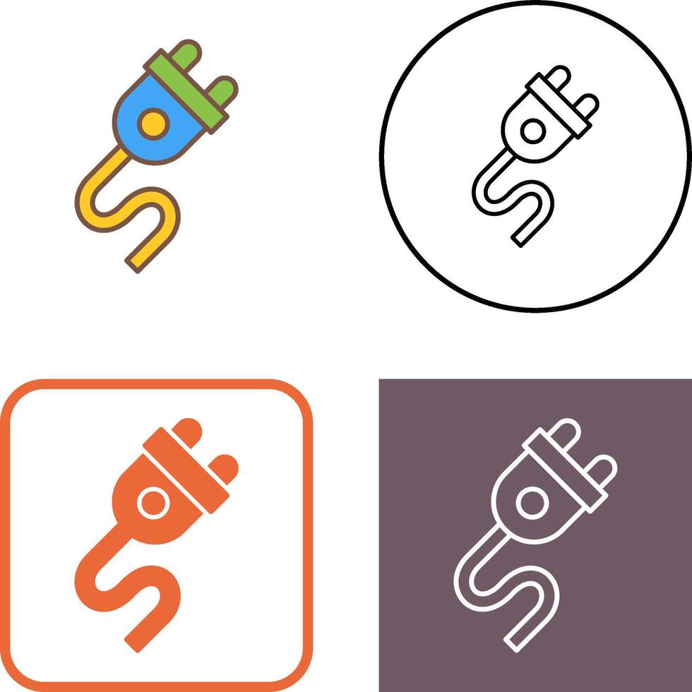 Plug Icon Design vector