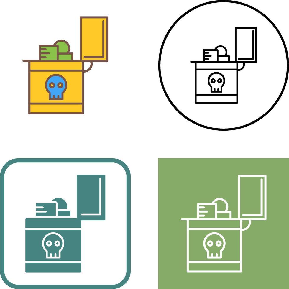 Zippo Icon Design vector