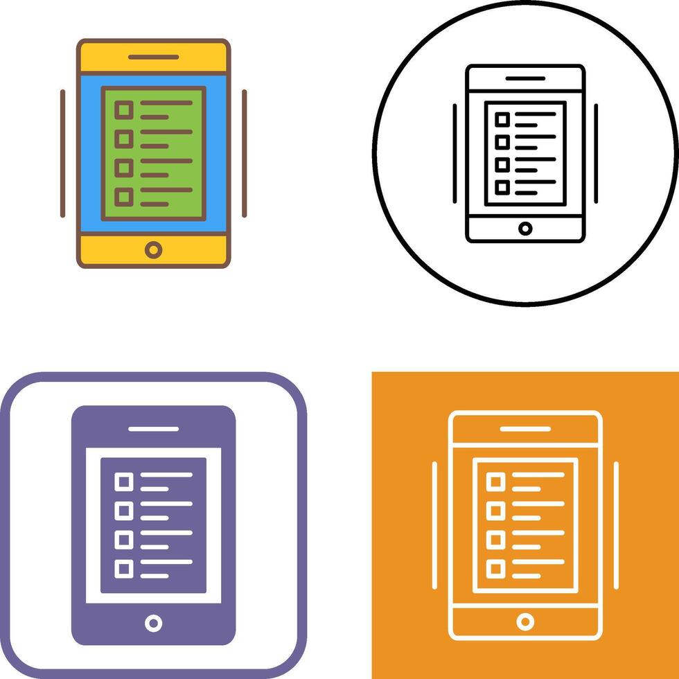 Online Test Icon Design vector