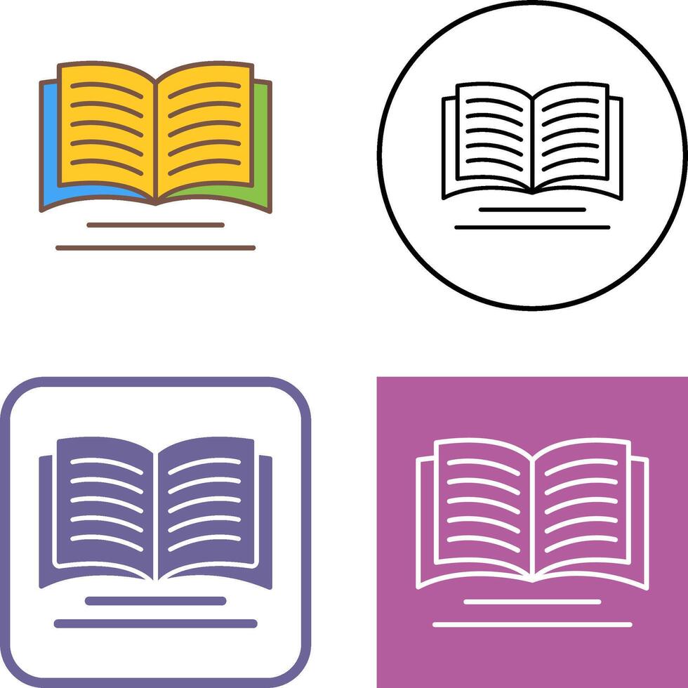 Book Icon Design vector