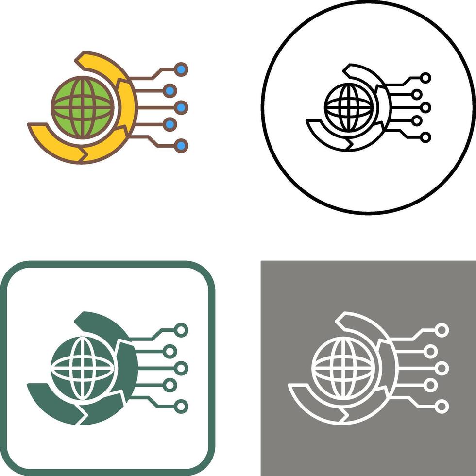Internet Icon Design vector
