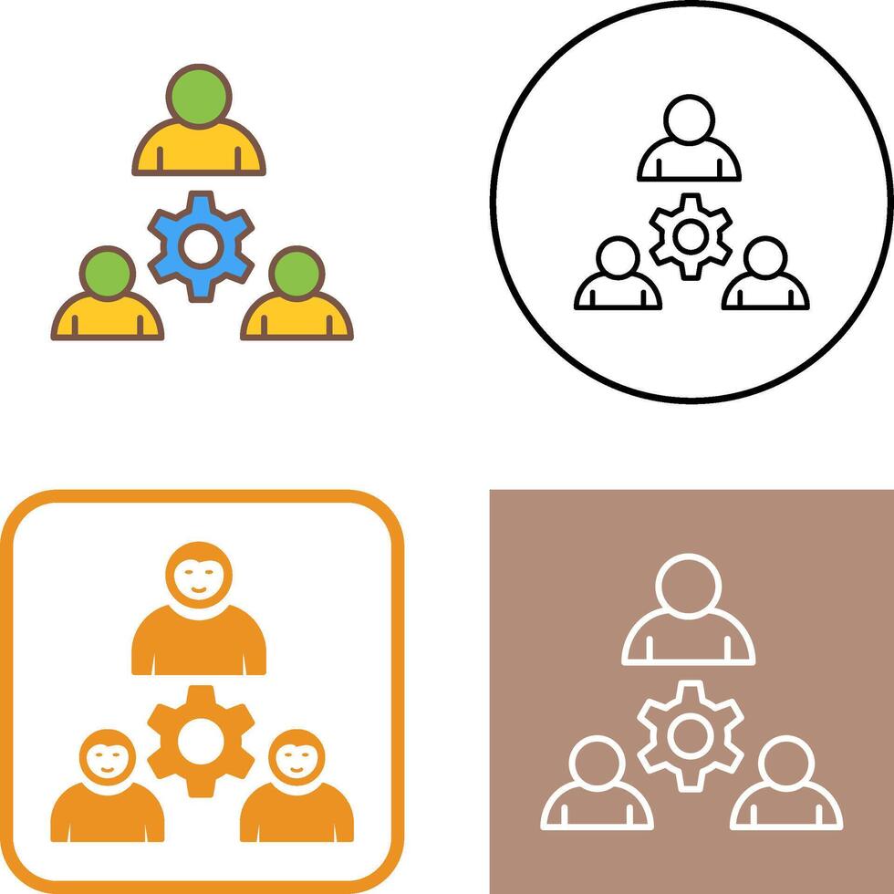 Teamwork Icon Design vector