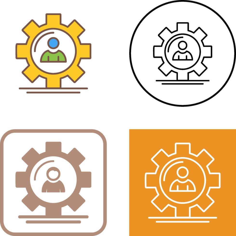 Management Icon Design vector