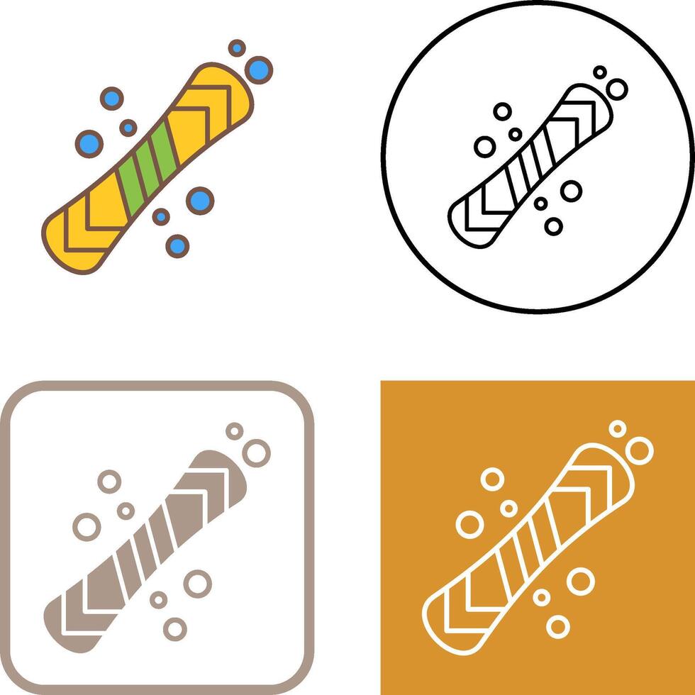 Snowboard Icon Design vector