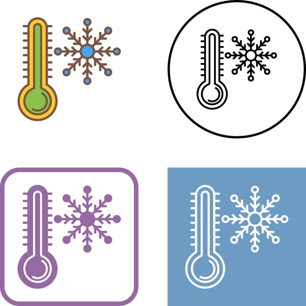 Cold Icon Design vector