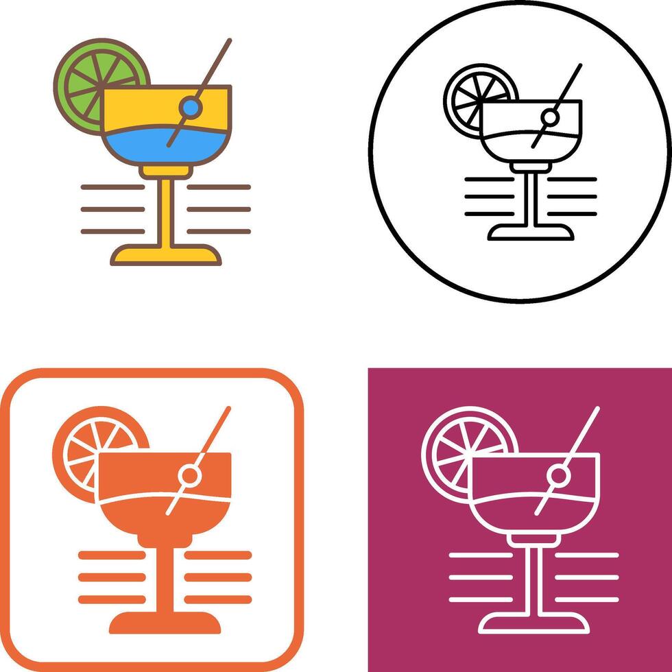 Martini Icon Design vector