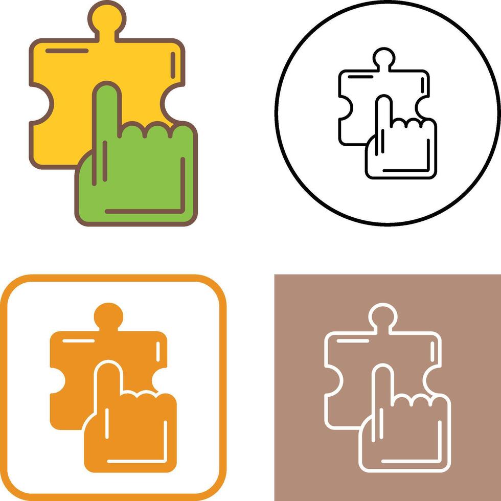 Quick Selection Icon Design vector