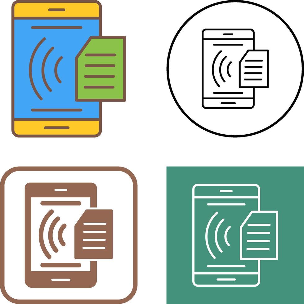 Smart Phone Icon Design vector