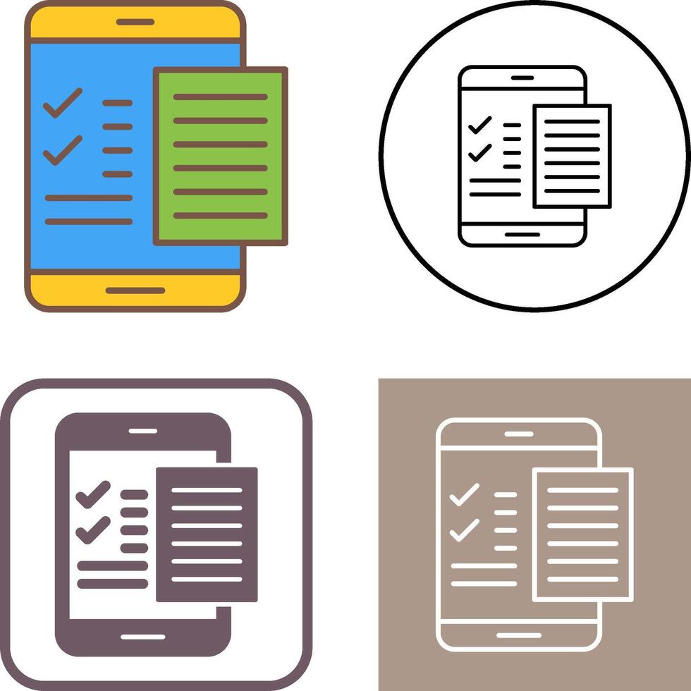 Check List Icon Design vector
