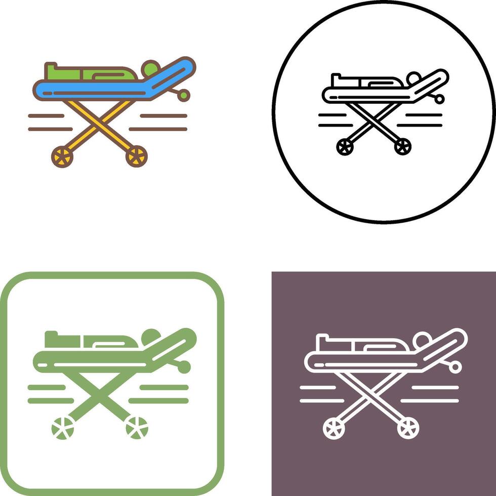 Stretcher Icon Design vector
