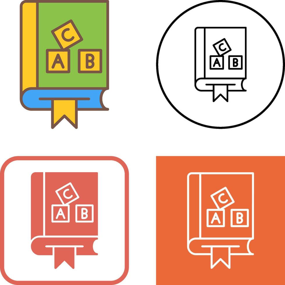 Alphabet Icon Design vector