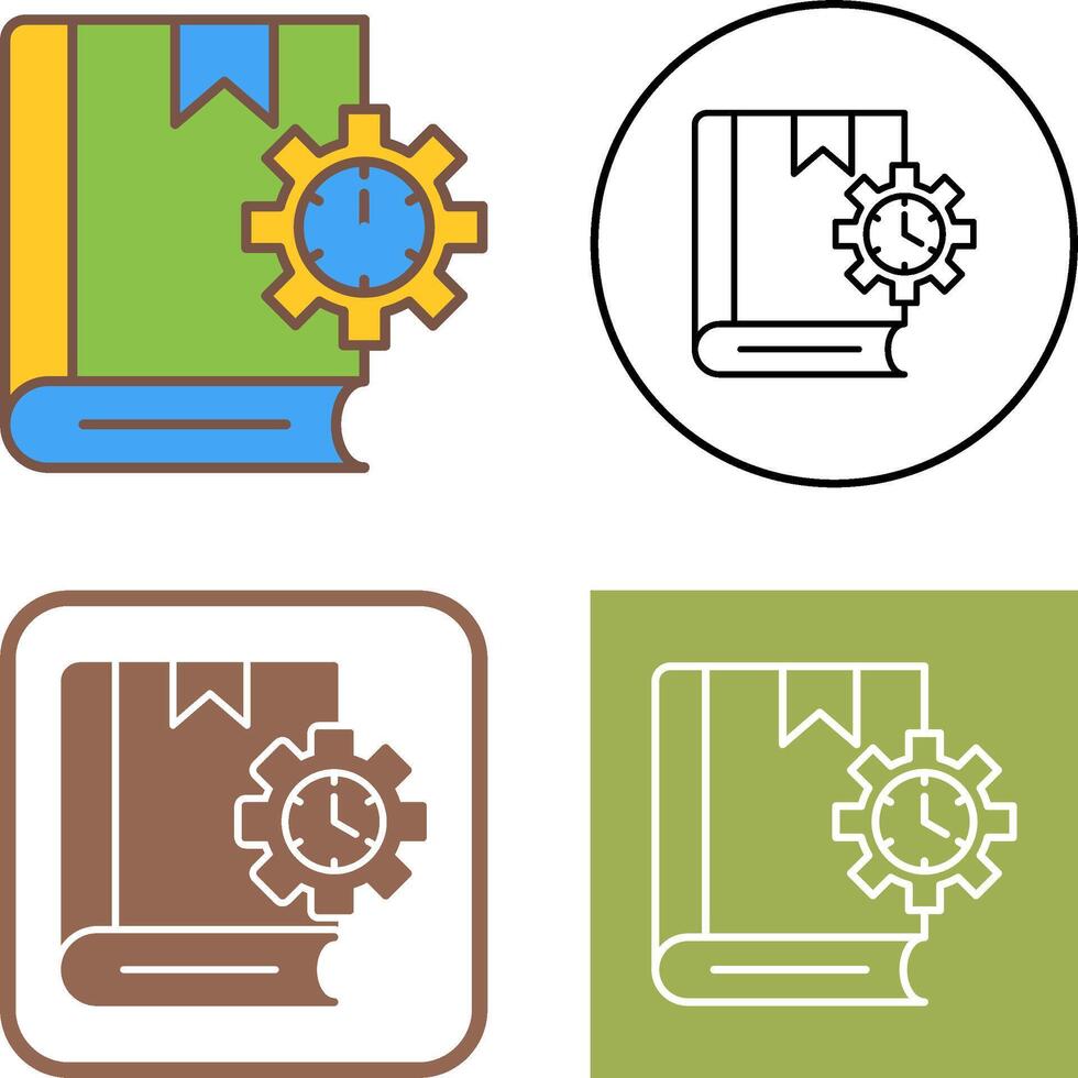 Duration Icon Design vector