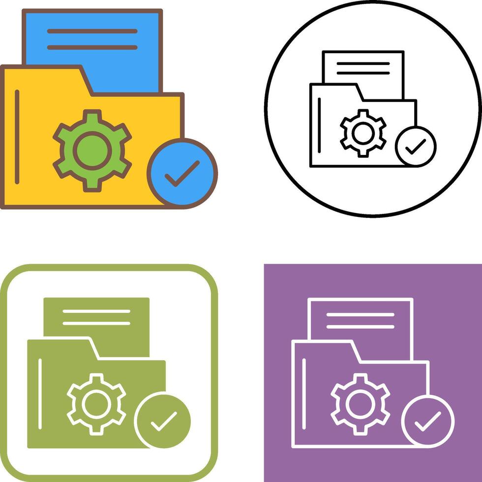 Folder Icon Design vector