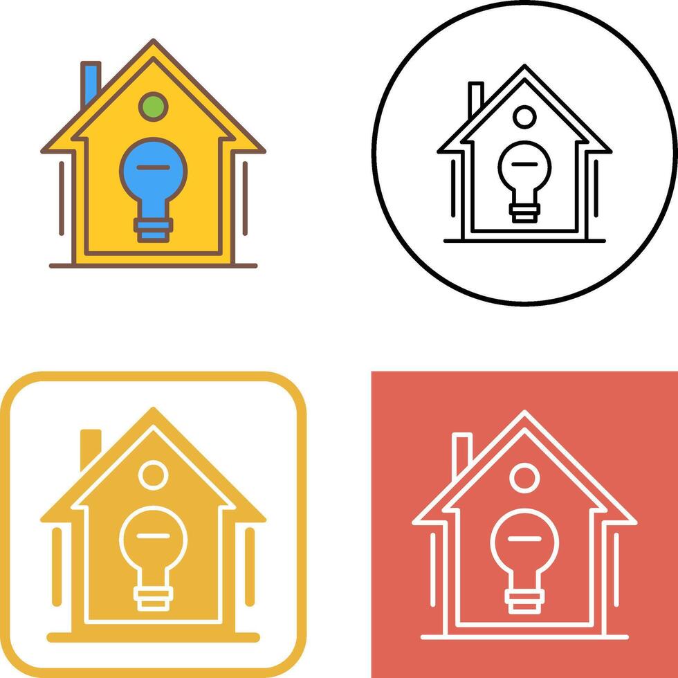Home Automation Icon Design vector