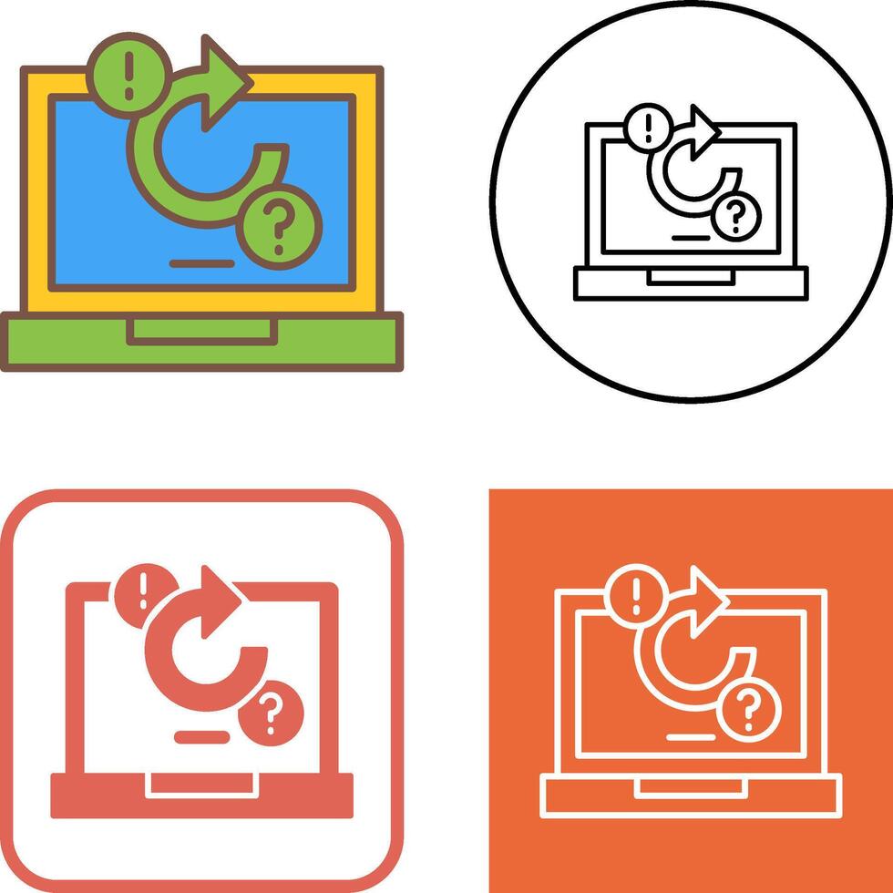 Problem solving Icon Design vector