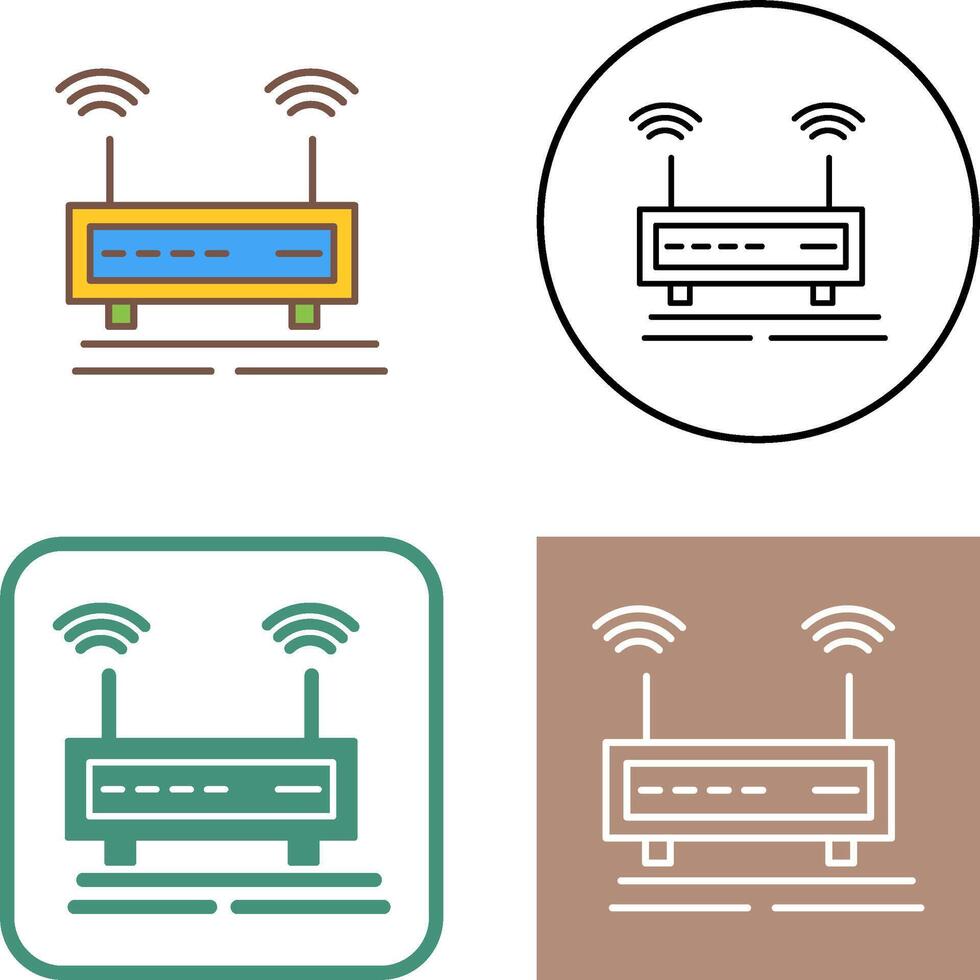 Wifi Signals Icon Design vector