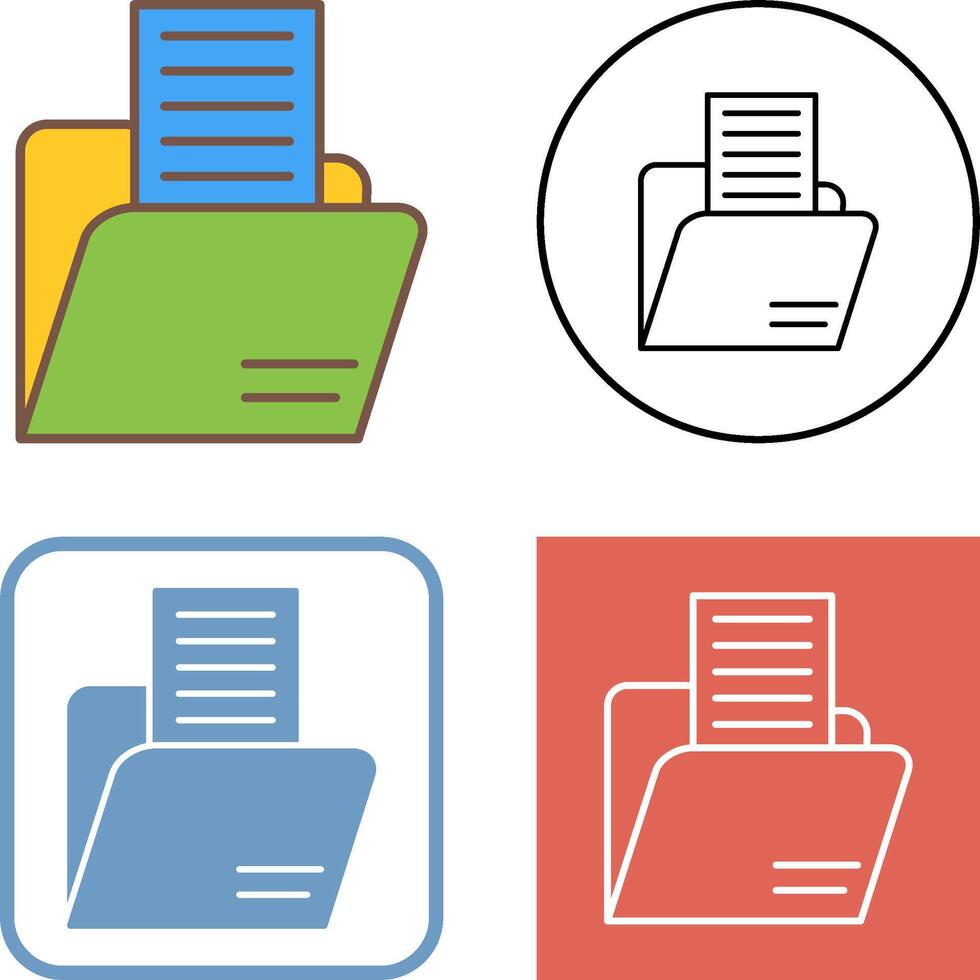 Folder Icon Design vector