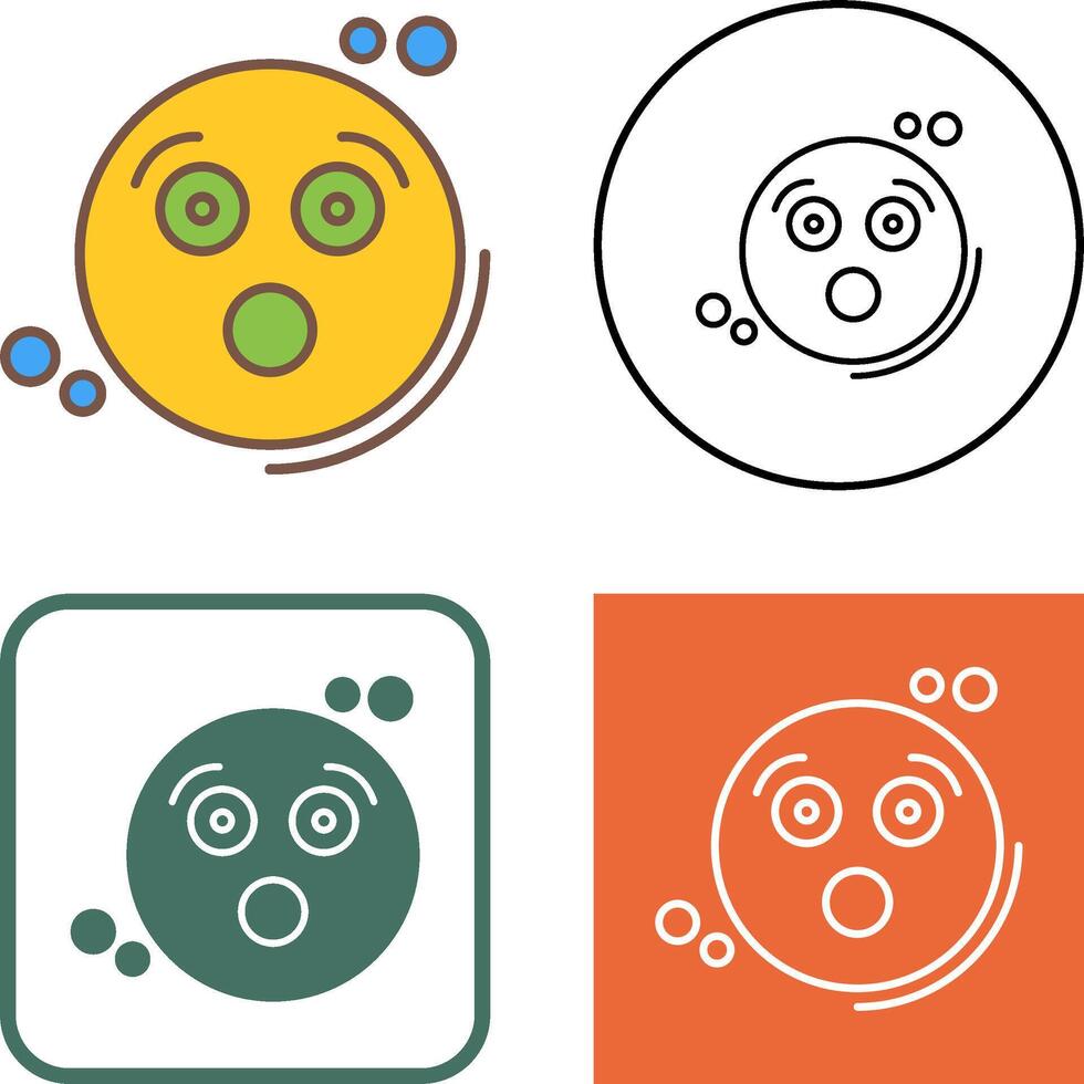 Surprised Icon Design vector