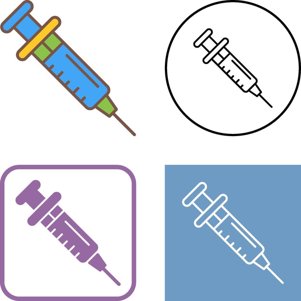 Injection Icon Design vector