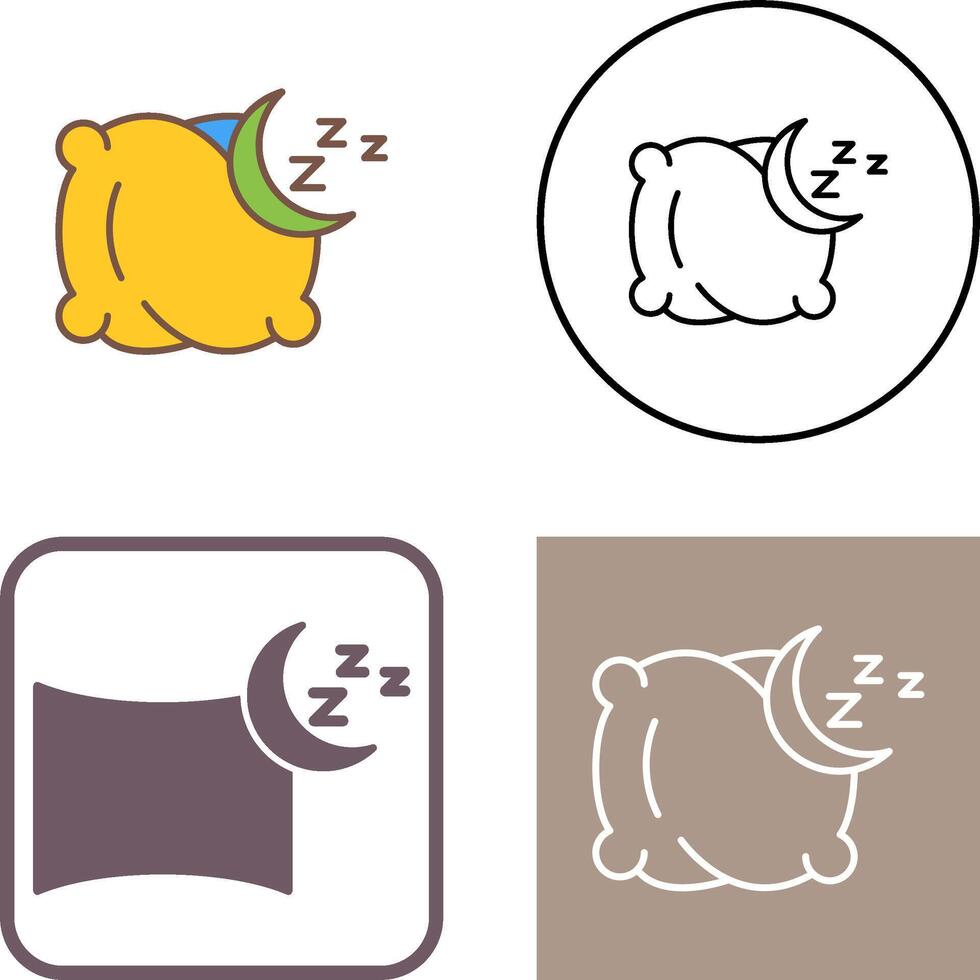 Pillow Icon Design vector