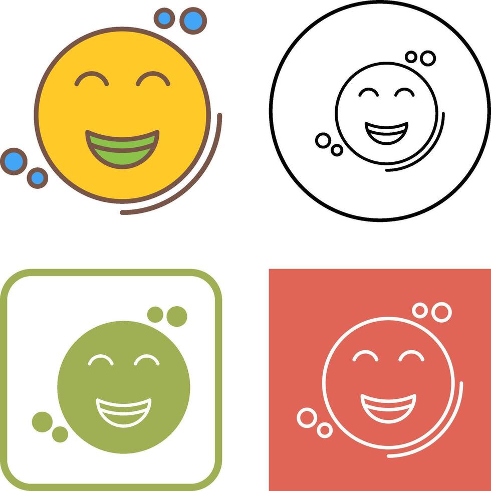 Happy Icon Design vector