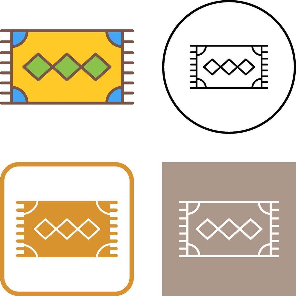 Rug Icon Design vector
