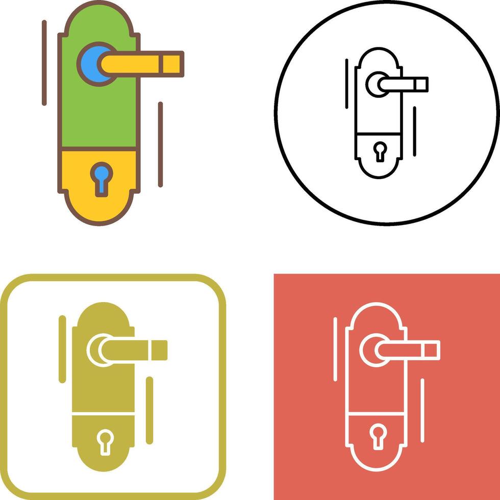 Doorknob Icon Design vector