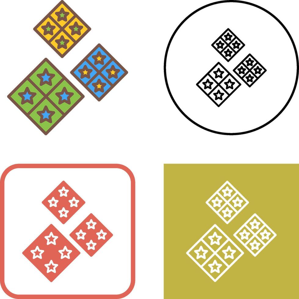 diseño de icono de azulejos vector