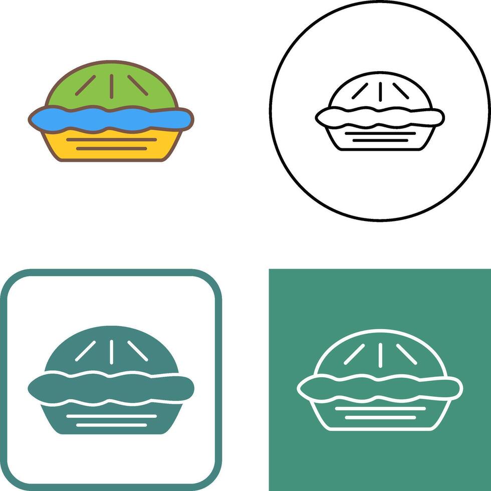 Pie Icon Design vector